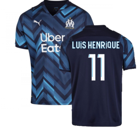 2021-2022 Marseille Away Shirt (Kids) (LUIS HENRIQUE 11)