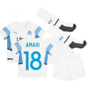 2021-2022 Marseille Home Mini Kit (AMAVI 18)