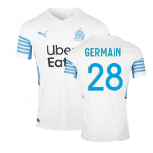 2021-2022 Marseille Home Shirt (GERMAIN 28)