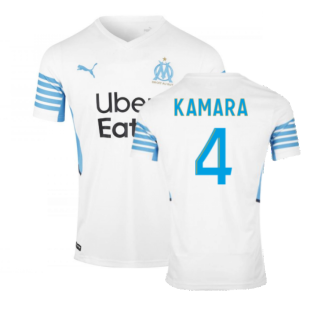 2021-2022 Marseille Home Shirt (KAMARA 4)