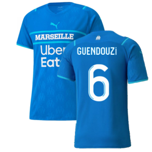 2021-2022 Marseille Third Shirt (GUENDOUZI 6)