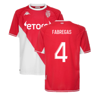 2021-2022 Monaco Home Shirt (Kids) (FABREGAS 4)