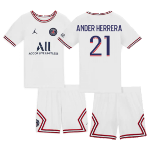 2021-2022 PSG Little Boys Fourth Kit (ANDER HERRERA 21)