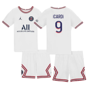 2021-2022 PSG Little Boys Fourth Kit (ICARDI 9)