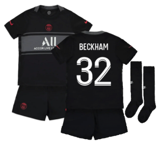 2021-2022 PSG Third Mini Kit (BECKHAM 32)