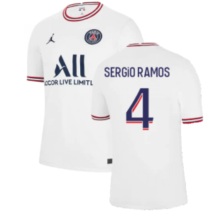 2021-2022 PSG Vapor Fourth Shirt (SERGIO RAMOS 4)