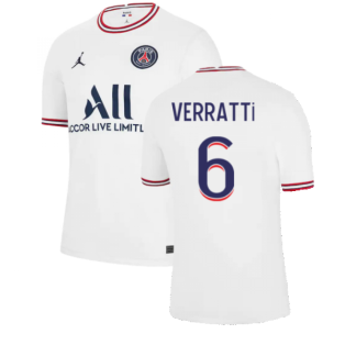 2021-2022 PSG Vapor Fourth Shirt (VERRATTI 6)
