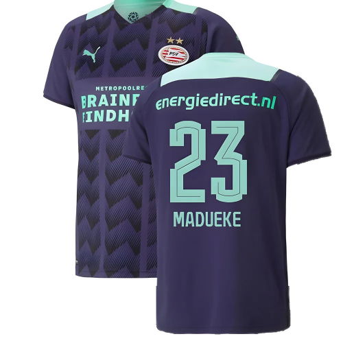 2021-2022 PSV Eindhoven Away Shirt (MADUEKE 23)