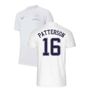 2021-2022 Rangers Anniversary Shirt (White) (PATTERSON 16)