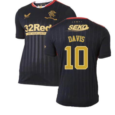 2021-2022 Rangers Away Shirt (DAVIS 10)