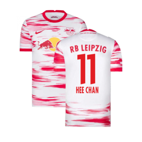 2021-2022 Red Bull Leipzig Home Shirt (White) (HEE CHAN 11)
