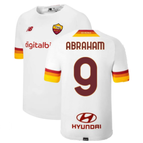 2021-2022 Roma Away Shirt (Kids) (ABRAHAM 9)