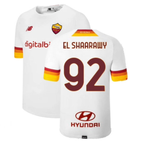 2021-2022 Roma Away Shirt (Kids) (EL SHAARAWY 92)