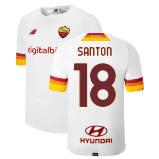 2021-2022 Roma Away Shirt (Kids) (SANTON 18)