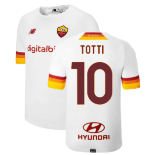 2021-2022 Roma Away Shirt (Kids) (TOTTI 10)