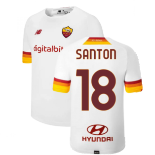 2021-2022 Roma Away Shirt (SANTON 18)
