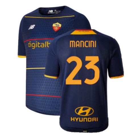 2021-2022 Roma Fourth Shirt (MANCINI 23)