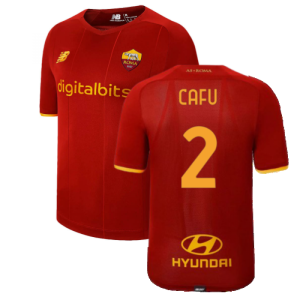 2021-2022 Roma Home Shirt (Kids) (CAFU 2)