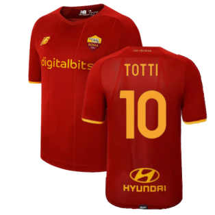 2021-2022 Roma Home Shirt (Kids) (TOTTI 10)