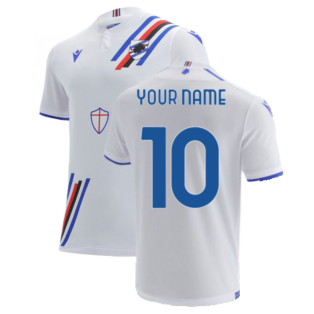 2021-2022 Sampdoria Away Shirt (Your Name)