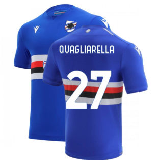 2021-2022 Sampdoria Replica Home Shirt (QUAGLIARELLA 27)
