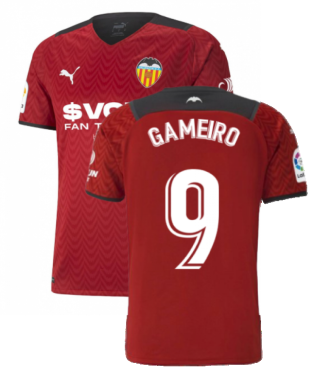 2021-2022 Valencia Away Shirt (GAMEIRO 9)
