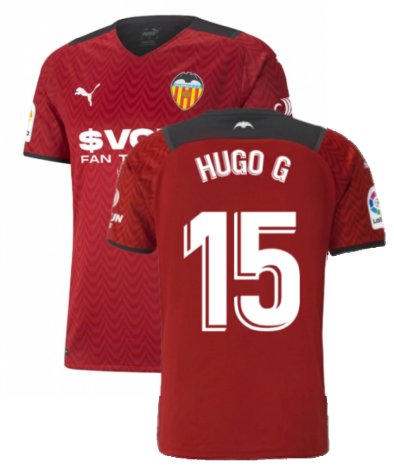2021-2022 Valencia Away Shirt (HUGO G 15)