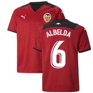 2021-2022 Valencia Away Shirt (Kids) (ALBELDA 6)
