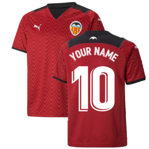 2021-2022 Valencia Away Shirt (Kids) (Your Name)