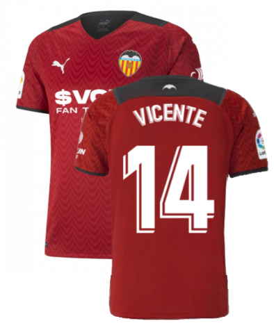 2021-2022 Valencia Away Shirt (VICENTE 14)