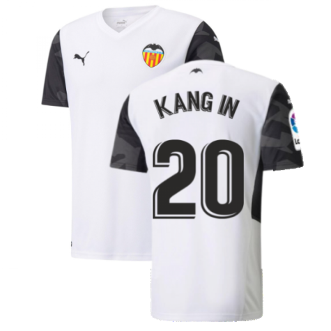 2021-2022 Valencia Home Shirt (KANG IN 20)