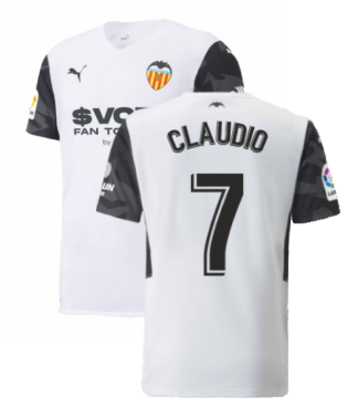 2021-2022 Valencia Home Shirt (Kids) (CLAUDIO 7)