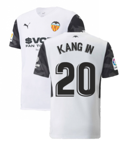 2021-2022 Valencia Home Shirt (Kids) (KANG IN 20)