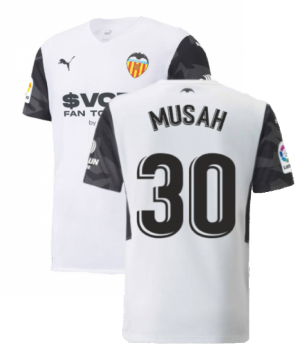 2021-2022 Valencia Home Shirt (Kids) (MUSAH 30)