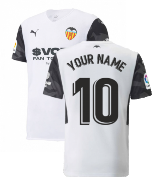2021-2022 Valencia Home Shirt (Kids) (Your Name)  2021-2022 Valencia Home Shirt (Kids) (Your Name)