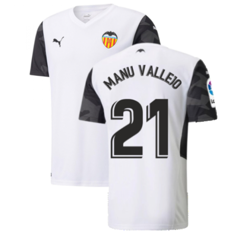 2021-2022 Valencia Home Shirt (MANU VALLEJO 21)