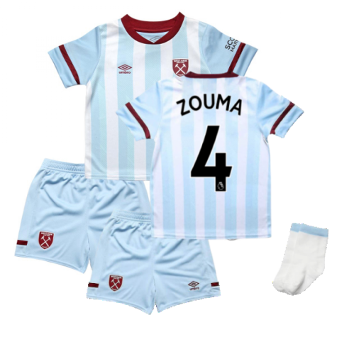 2021-2022 West Ham Away Baby Kit (ZOUMA 4)