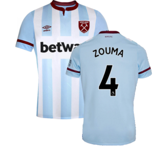 2021-2022 West Ham Away Shirt (ZOUMA 4)