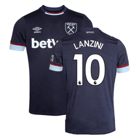 2021-2022 West Ham Third Shirt (LANZINI 10)