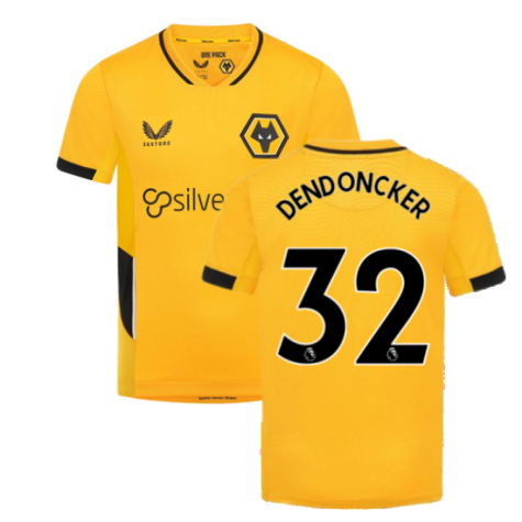 2021-2022 Wolves Home Shirt (Kids) (DENDONCKER 32)
