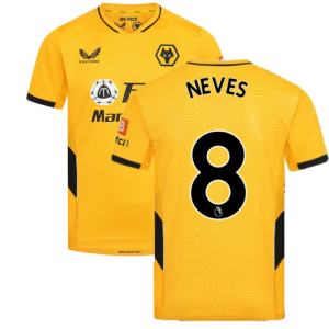 2021-2022 Wolves Home Shirt (NEVES 8)