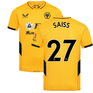 2021-2022 Wolves Home Shirt (SAISS 27)