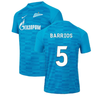 2021-2022 Zenit St Petersburg Home Shirt (Kids) (BARRIOS 5)