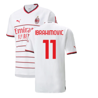 2022-2023 AC Milan Authentic Away Shirt (IBRAHIMOVIC 11)