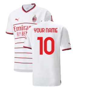 2022-2023 AC Milan Authentic Away Shirt (Your Name)