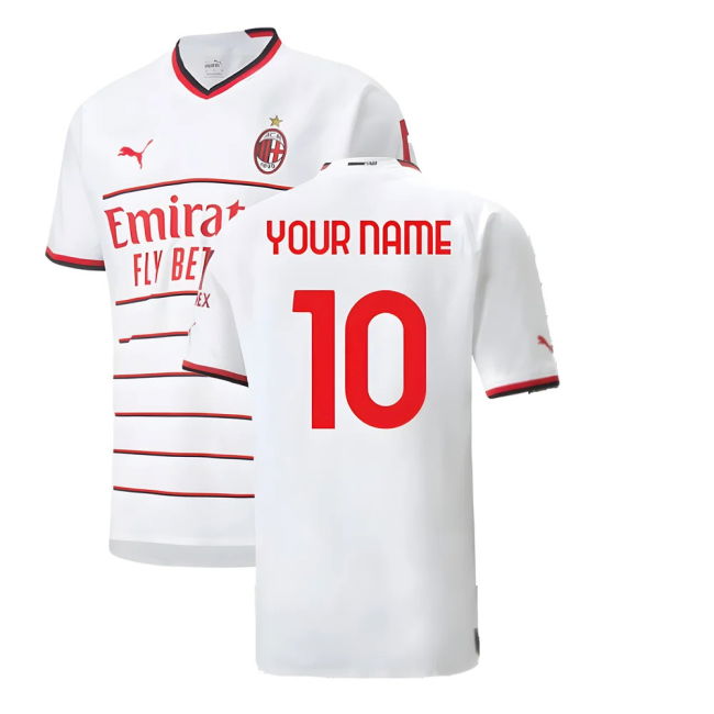 2022-2023 AC Milan Authentic Away Shirt (Your Name)
