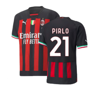 2022-2023 AC Milan Authentic Home Shirt (PIRLO 21)