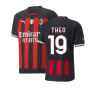 2022-2023 AC Milan Authentic Home Shirt (THEO 19)