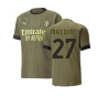 2022-2023 AC Milan Authentic Third Shirt (MALDINI 27)