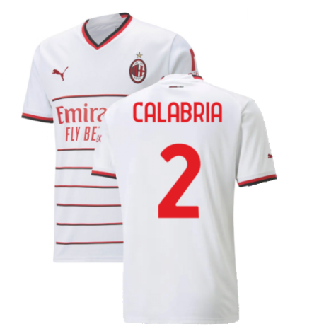 2022-2023 AC Milan Away Shirt (CALABRIA 2)